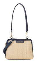 Demetra Cross Body Bag - Natural & Blue