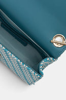 Divina Summer Flap Bag - Turquoise