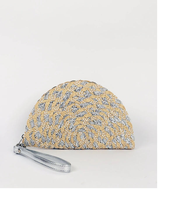 Venus Clutch - Natural/silver