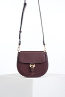 Venetia Saddle Crossbody - Cherry