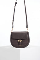 Venetia Saddle Crossbody - Chocolate