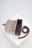 Venetia Saddle Crossbody - Chocolate