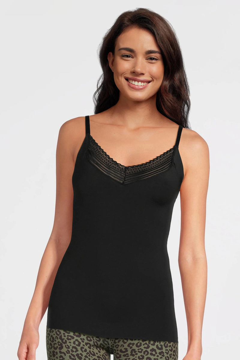 My Basic Microfibre 3 Pack Singlet - Black