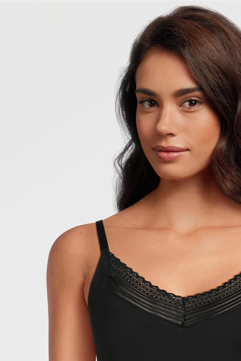 My Basic Microfibre 3 Pack Singlet - Black