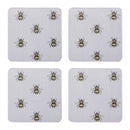 Bee Print Pack of 4 Coasters