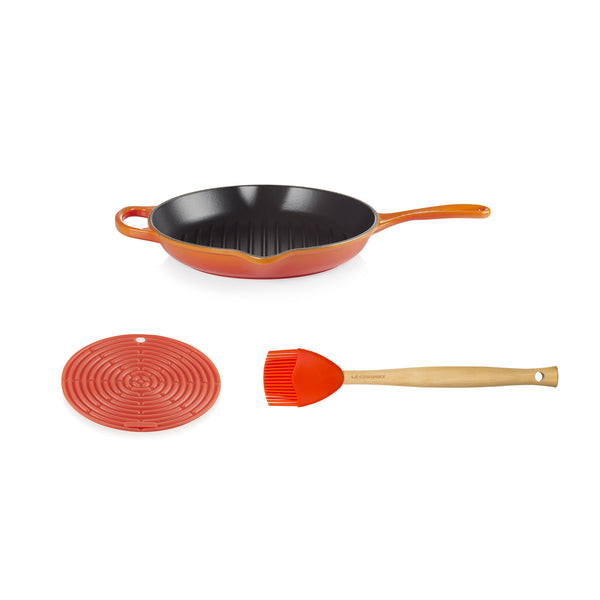 Cast Iron & Silicone Set - Volcanic