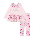 Adeline Rose Print Legging Set - Pale Pink