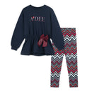 Celine Sweatshirt Legging Set - Dark Navy