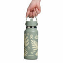 Wide Mouth Bottle with Flex Straw Cap 32oz/946ml - Botanical Bliss Agave