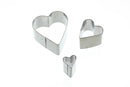 Sweetly Does It Set of 3 Heart Fondant Cutters
