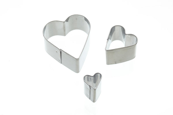 Sweetly Does It Set of 3 Heart Fondant Cutters