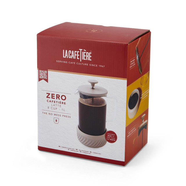 Zero 8 Cup Cafetiere - Latte