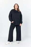 Hooded Sweatshirt - Black