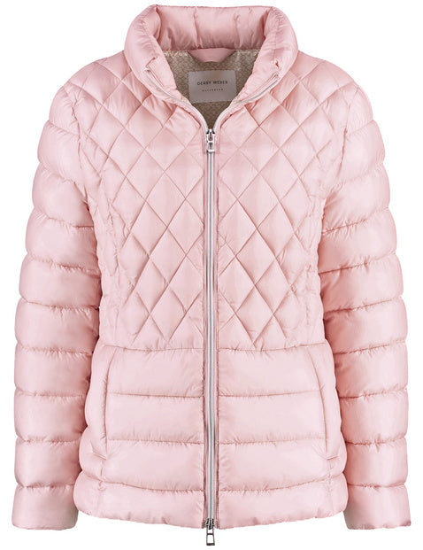 Blue Dimension Padded Jacket - Rose