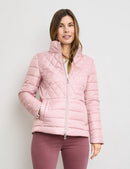 Blue Dimension Padded Jacket - Rose