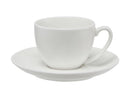 White Basics Coupe Demi Cup & Saucer