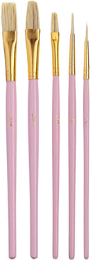 Pack of 5 Sugarcraft Deco Brushes