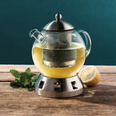 Essentials Glass Tea Pot with Heat base & Infuser