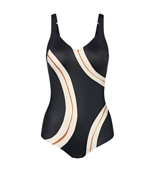 Summer Allure Swimsuit - Black Combi
