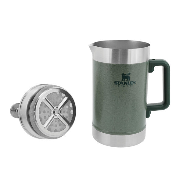 Stay-hot French Press 1.4L Hammertone Green