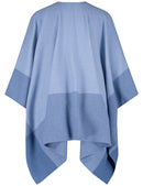 Blue Dimension Poncho - Blue/grey Patch