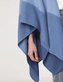 Blue Dimension Poncho - Blue/grey Patch