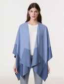 Blue Dimension Poncho - Blue/grey Patch
