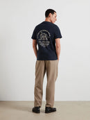 Byron Graphic Short Sleeve Tee - True Navy