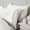Silky Silks 100% Mulberry Silk Pillowcase - White