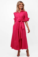 Whitney Dress - Cerise