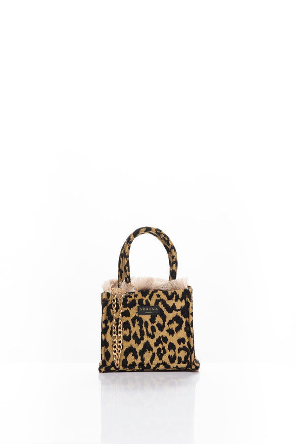 Wild Mini Tote Bag - Leopard Print