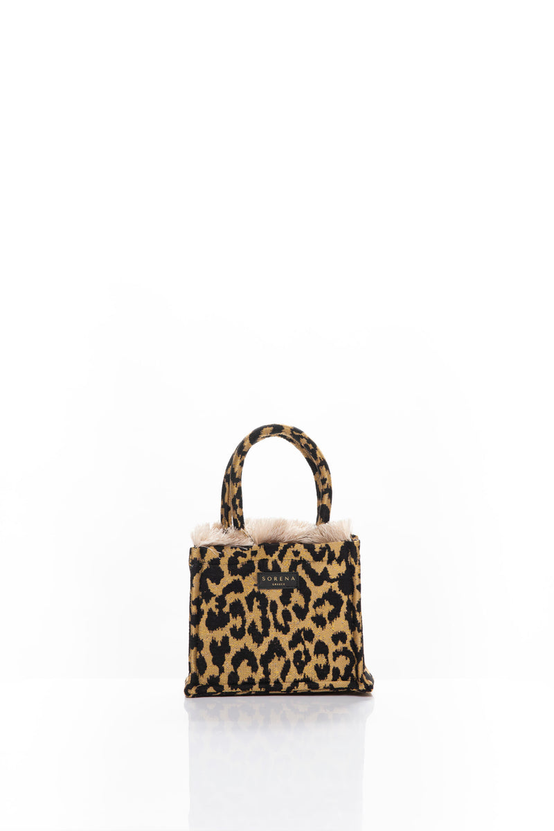 Wild Mini Tote Bag - Leopard Print