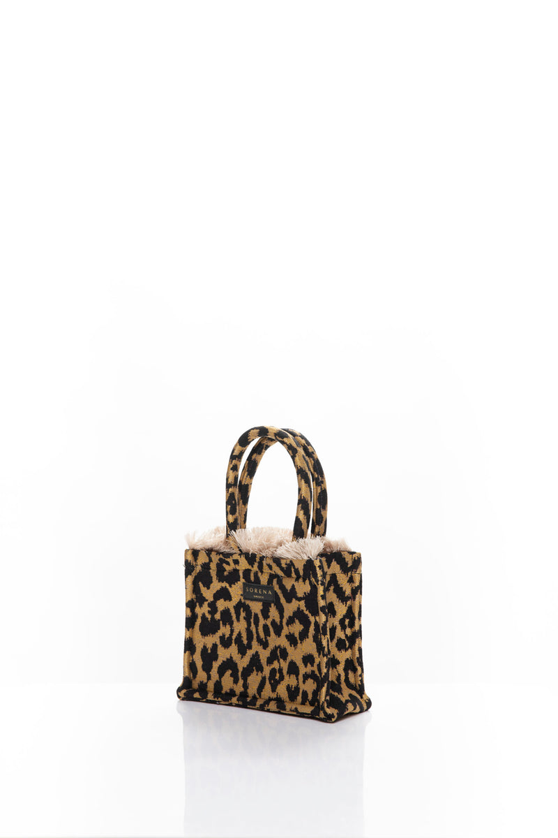 Wild Mini Tote Bag - Leopard Print