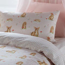 Woodland Friends Pink Duvet Cover Set - Pink