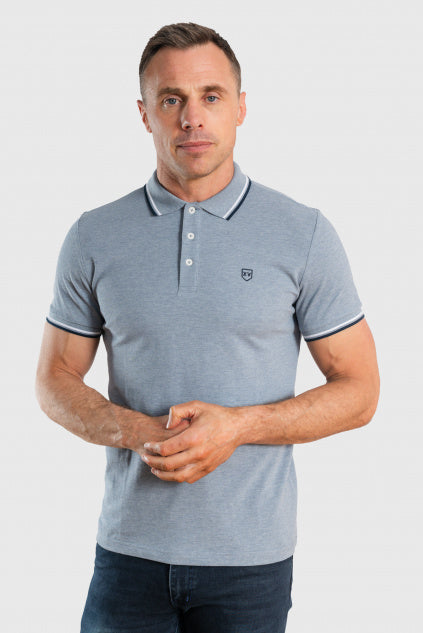 Woodville Polo Shirt - Sky Haze