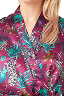 Jungle Cheeta Wrap - Raspberry