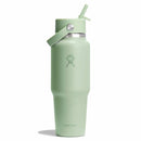 Wide Mouth Bottle with Flex Straw 32oz/946ml - Aloe
