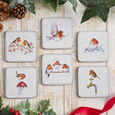 Festive Friends Set of 6 Coasters