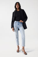 Cropped True Slim Jean - Blue
