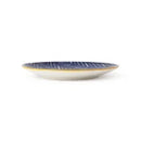 Indigo Chevron Stoneware Side Plate - 18cm