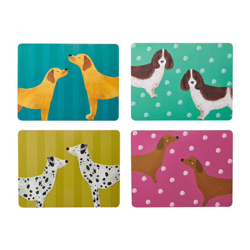 Dog Print Pack of 4 Placemats