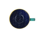 Indigo Chevron Stoneware Mug - 330ml