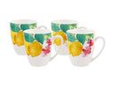 Capri Set of 4 Coupe Mugs
