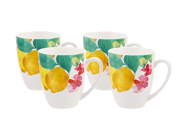 Capri Set of 4 Coupe Mugs