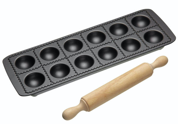 World of Flavours Italian Non-Stick Ravioli Mould
