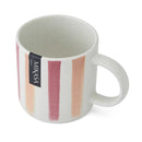 Pink and Red Stripe Mug