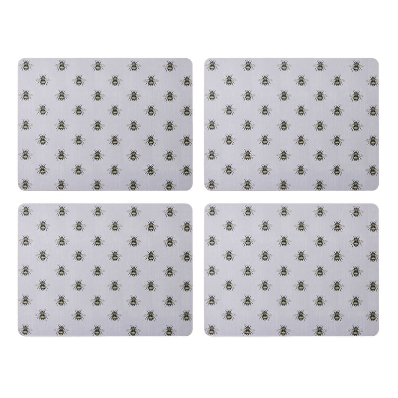 Bee Print Pack of 4 Placemats