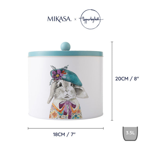 Tipperleyhill Rabbit Biscuit Tin - 3.5L