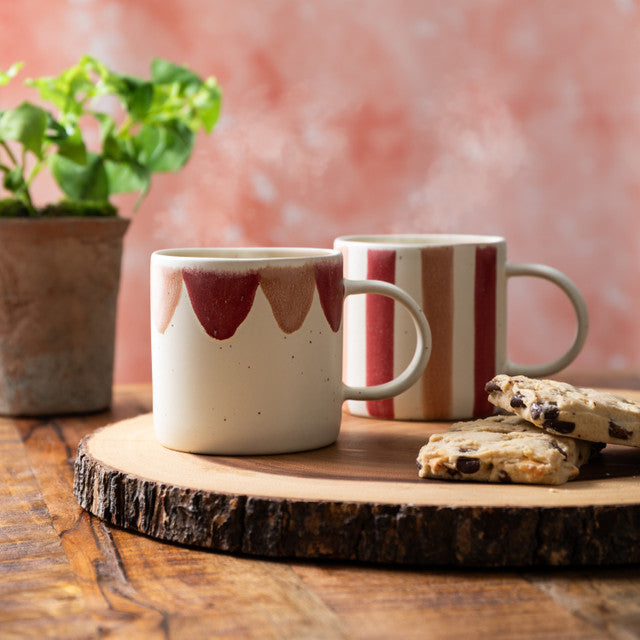 Scallop Print Mug