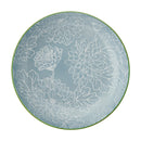 Leaf & Geometric Stoneware Bowl